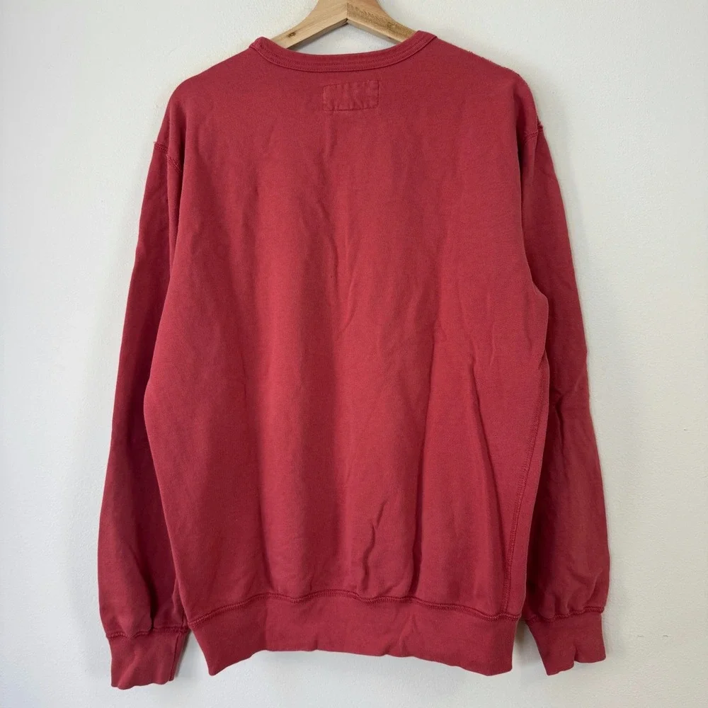Vintage Polo Ralph Lauren Denim Supply Graphic Red Sweatshirt - Medium